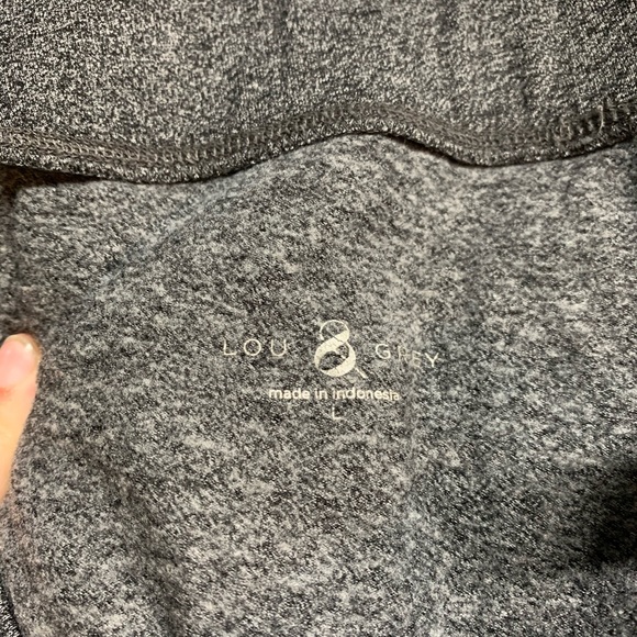 Lou & Grey dark heathered grey leggings - Picture 2 of 5